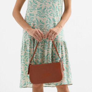 Plain Baguette Shoulder Bag - Tan - Brand: Bigdart - Women & Kids, Baby Clothes Wholesale - TheBS Women