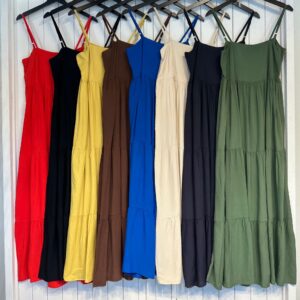 Maxi Strap Dress - Brand: Cream Rouge - Women & Kids, Baby Clothes Wholesale - TheBS Women