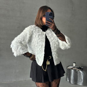 Rose Patterned Tulle Wholesale Jacket - Brand: Topshow - Women & Kids, Baby Clothes Wholesale - TheBS Women