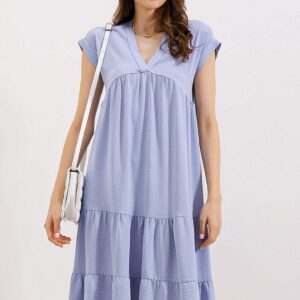 V Neck Flounce Dress - Brand: Bigdart - Women & Kids, Baby Clothes Wholesale - TheBS Women