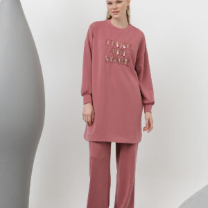 Trouser Suit With Stone And Sequin Embroidery On The Front - Brand: Puane - Women & Kids, Baby Clothes Wholesale - TheBS Women