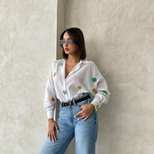 Pattern 2 Embroidered Voile Shirt - Brand: Topshow - Women & Kids, Baby Clothes Wholesale - TheBS Women