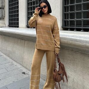 Glittery Knitwear Set - Brand: Sobe Istanbul - Women & Kids, Baby Clothes Wholesale - TheBS Women