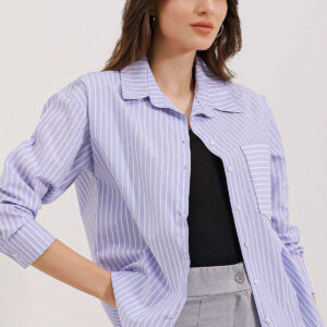 Striped Oversize Shirt - Brand: Bigdart - Women & Kids, Baby Clothes Wholesale - TheBS Women