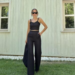 Strappy Bustier Jacket And Trousers Set - Brand: Elisa - Women & Kids, Baby Clothes Wholesale - TheBS Women