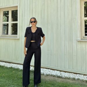 Strappy Bustier Jacket And Trousers Set - Brand: Elisa - Women & Kids, Baby Clothes Wholesale - TheBS Women