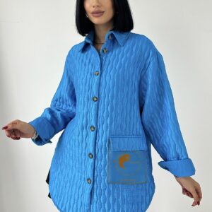 Quilted Shirt With Pockets - Brand: Elisa - Women & Kids, Baby Clothes Wholesale - TheBS Women