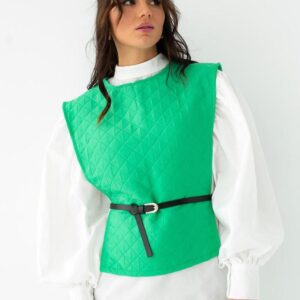 Belted Shirt And Poncho Set - Brand: Elisa - Women & Kids, Baby Clothes Wholesale - TheBS Women