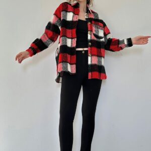 Boucle Pocket Chain Stone Shirt - Brand: Elisa - Women & Kids, Baby Clothes Wholesale - TheBS Women