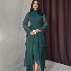 Waist Detailed Dress - Brand: Elisa - Women & Kids, Baby Clothes Wholesale - TheBS Women