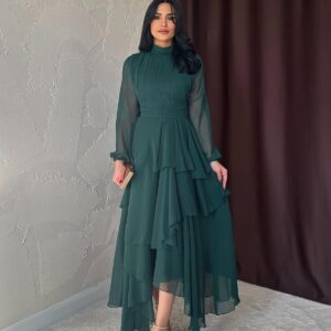 Waist Detailed Dress - Brand: Elisa - Women & Kids, Baby Clothes Wholesale - TheBS Women