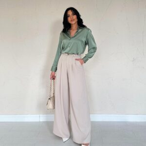 Satin Shirt - Brand: Elisa - Women & Kids, Baby Clothes Wholesale - TheBS Women