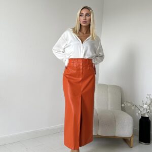 Slit Ornamental Patchwork Skirt - Brand: Elisa - Women & Kids, Baby Clothes Wholesale - TheBS Women