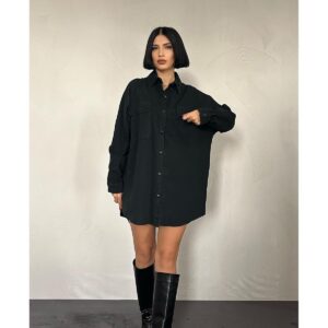 Double Pocket Flap Snap Fastener Shirt - Brand: Elisa - Women & Kids, Baby Clothes Wholesale - TheBS Women