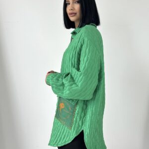 Quilted Shirt With Pockets - Brand: Elisa - Women & Kids, Baby Clothes Wholesale - TheBS Women