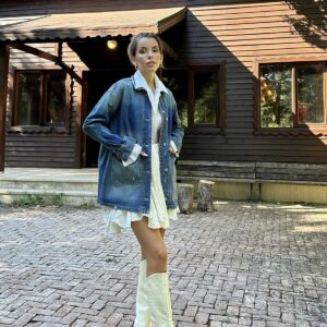 Vintage Denim Jacket - Brand: Elisa - Women & Kids, Baby Clothes Wholesale - TheBS Women