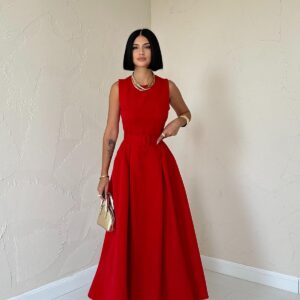 Halter Neck Flared Dress - Brand: Elisa - Women & Kids, Baby Clothes Wholesale - TheBS Women