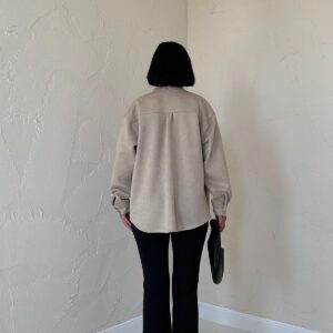 Snap-On Suede Shirt - Brand: Elisa - Women & Kids, Baby Clothes Wholesale - TheBS Women