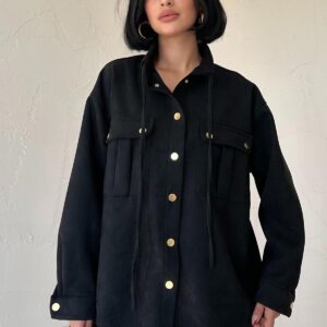 Snap-On Suede Shirt - Brand: Elisa - Women & Kids, Baby Clothes Wholesale - TheBS Women