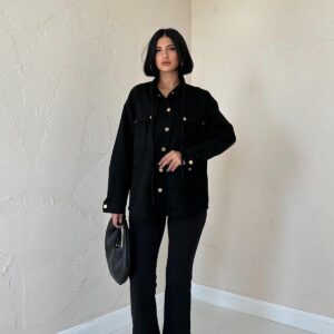 Snap-On Suede Shirt - Brand: Elisa - Women & Kids, Baby Clothes Wholesale - TheBS Women