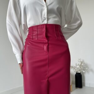 Slit And Embroidered Placket Skirt - Brand: Elisa - Women & Kids, Baby Clothes Wholesale - TheBS Women