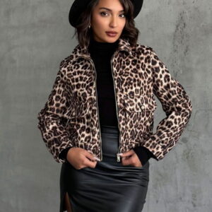 Leopard Pattern Cachet Coat - Brand: Topshow - Women & Kids, Baby Clothes Wholesale - TheBS Women