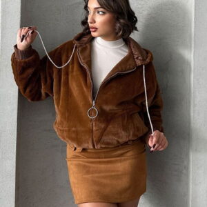 Plush Coat - Tan - Brand: Topshow - Women & Kids, Baby Clothes Wholesale - TheBS Women