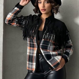 Plaid Shirt - Black - Brand: Topshow - Women & Kids, Baby Clothes Wholesale - TheBS Women