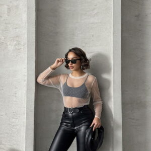 Polka Dot Tulle Blouse - Brand: Topshow - Women & Kids, Baby Clothes Wholesale - TheBS Women