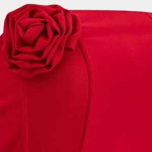 Rose Detail Strapless Crop Top - Brand: EYYO ATELIER - Women & Kids, Baby Clothes Wholesale - TheBS Women
