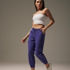 Gabardine Waist Elastic Women's Trousers - Brand: Levure - Women & Kids, Baby Clothes Wholesale - TheBS Women