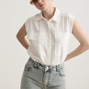 Oversize Sleeveless Shirt - Brand: Levure - Women & Kids, Baby Clothes Wholesale - TheBS Women