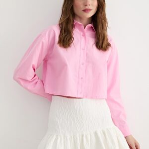 Long Sleeve Women's Crop Shirt - Brand: Levure - Women & Kids, Baby Clothes Wholesale - TheBS Women