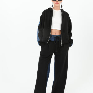 Women's Wide Leg Trousers With Denim Back And Knitwear Front - Brand: SOUL - Women & Kids, Baby Clothes Wholesale - TheBS Women