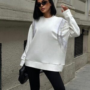 Metallic Pendulum Sweatshirt - Brand: Sobe Istanbul - Women & Kids, Baby Clothes Wholesale - TheBS Women