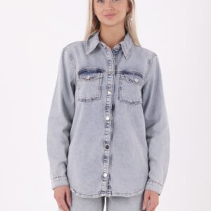 Snap Fastener Denim Jacket - Brand: XLove - Women & Kids, Baby Clothes Wholesale - TheBS Women