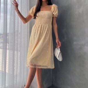 Boat Neck Chest Gimp Dress - Brand: Topshow - Women & Kids, Baby Clothes Wholesale - TheBS Women