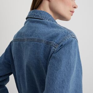 Long Sleeve Denim Jumpsuit - Blue - Brand: Levure - Women & Kids, Baby Clothes Wholesale - TheBS Women