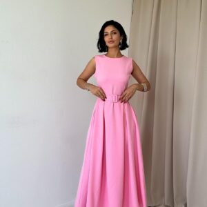 Halter Neck Flared Dress - Brand: Elisa - Women & Kids, Baby Clothes Wholesale - TheBS Women