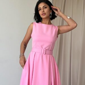 Halter Neck Flared Dress - Brand: Elisa - Women & Kids, Baby Clothes Wholesale - TheBS Women