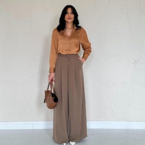 Pleated Comfort Trousers - Brand: Elisa - Women & Kids, Baby Clothes Wholesale - TheBS Women