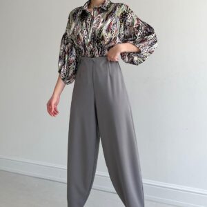 Elastic Waist Satin Shirt - Brand: Reyon - Women & Kids, Baby Clothes Wholesale - TheBS Women