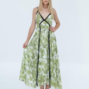 Piping Dress - Brand: Reyon - Women & Kids, Baby Clothes Wholesale - TheBS Women