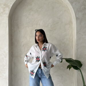 Shirt With Embroidery Detail - Brand: Topshow - Women & Kids, Baby Clothes Wholesale - TheBS Women