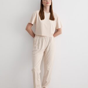 Detailed Elastic Trousers - Brand: Levure - Women & Kids, Baby Clothes Wholesale - TheBS Women