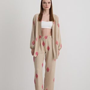 Paisley Patterned Linen Trousers - Brand: Levure - Women & Kids, Baby Clothes Wholesale - TheBS Women