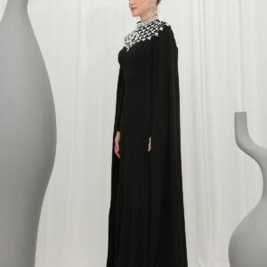 Women's Stone Embroidered Long Sleeve Evening Dress - Brand: Puane - Women & Kids, Baby Clothes Wholesale - TheBS Women