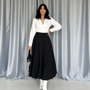 Long Balloon Skirt - Brand: Elisa - Women & Kids, Baby Clothes Wholesale - TheBS Women