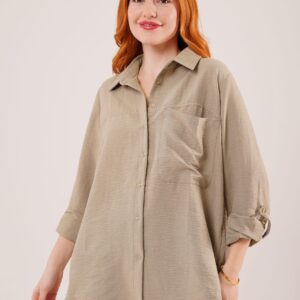 WholesaleShirt With Slippery Cut Pockets - Brand: Lustrin - Women & Kids, Baby Clothes Wholesale - TheBS Women