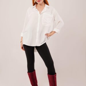 WholesaleShirt With Slippery Cut Pockets - Brand: Lustrin - Women & Kids, Baby Clothes Wholesale - TheBS Women